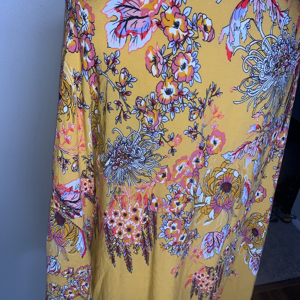 FREE PEOPLE | Intimately FP Yellow Floral Kimono - Picture 12 of 16